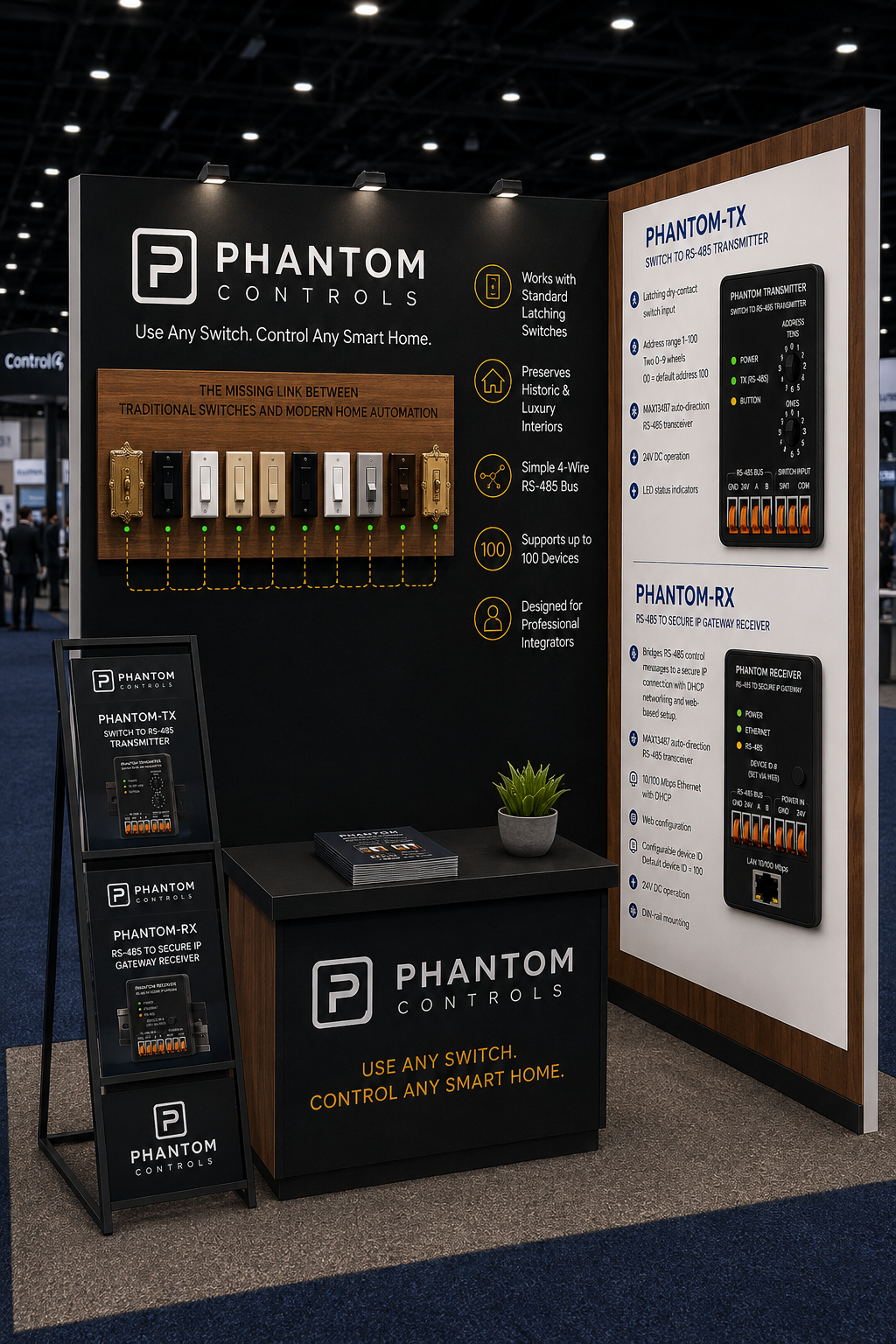 Phantom Controls CEDIA booth